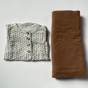 Lou Lou & Company Newborn Gown and Swaddle